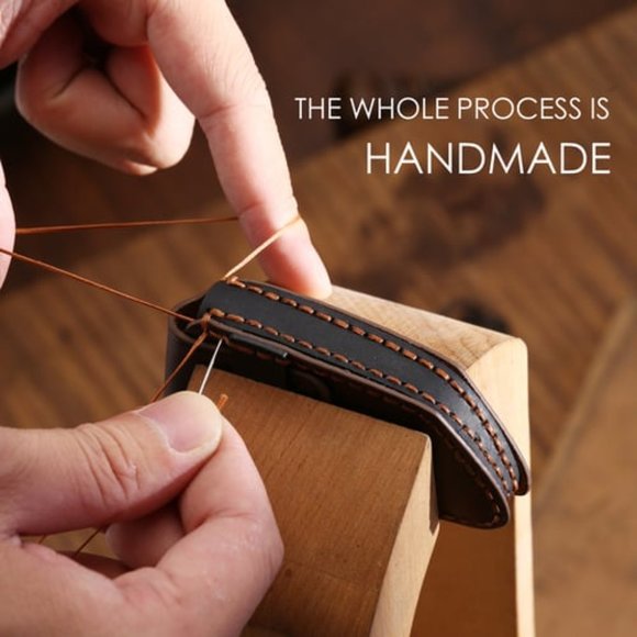 Volkswagen Leather Key Fob Cover Case Black #726 - Picture 4 of 8